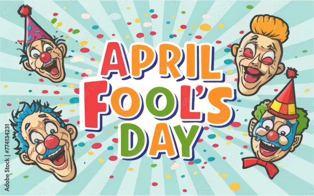 April Fool's Day Greeting Card April Fool's Day Greeting Card