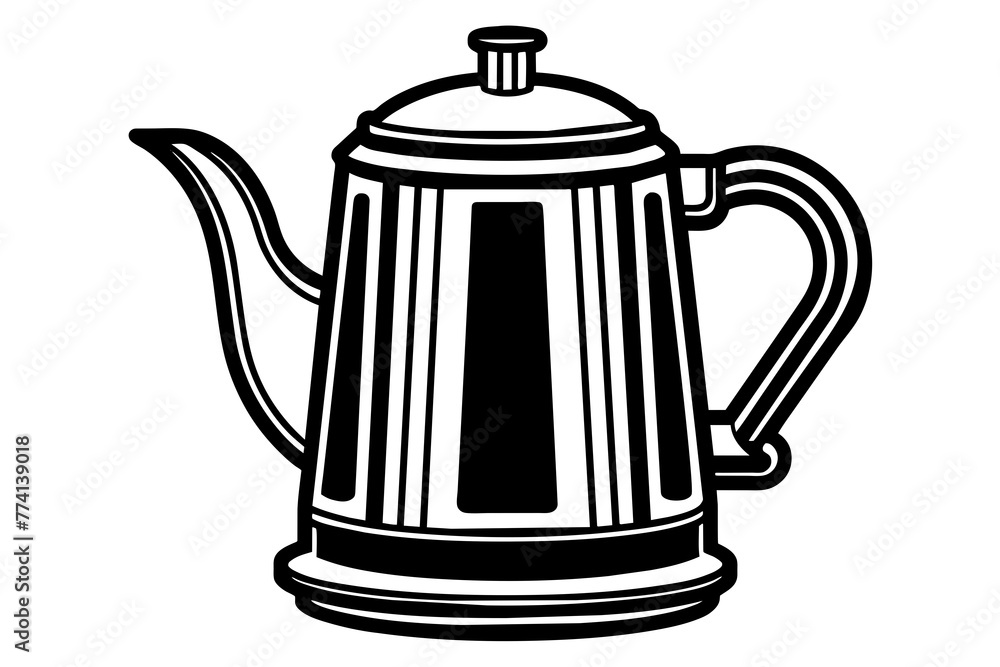 electric-tea-maker-with-whit-background-vector electric-tea-maker-with-whit-background-vector