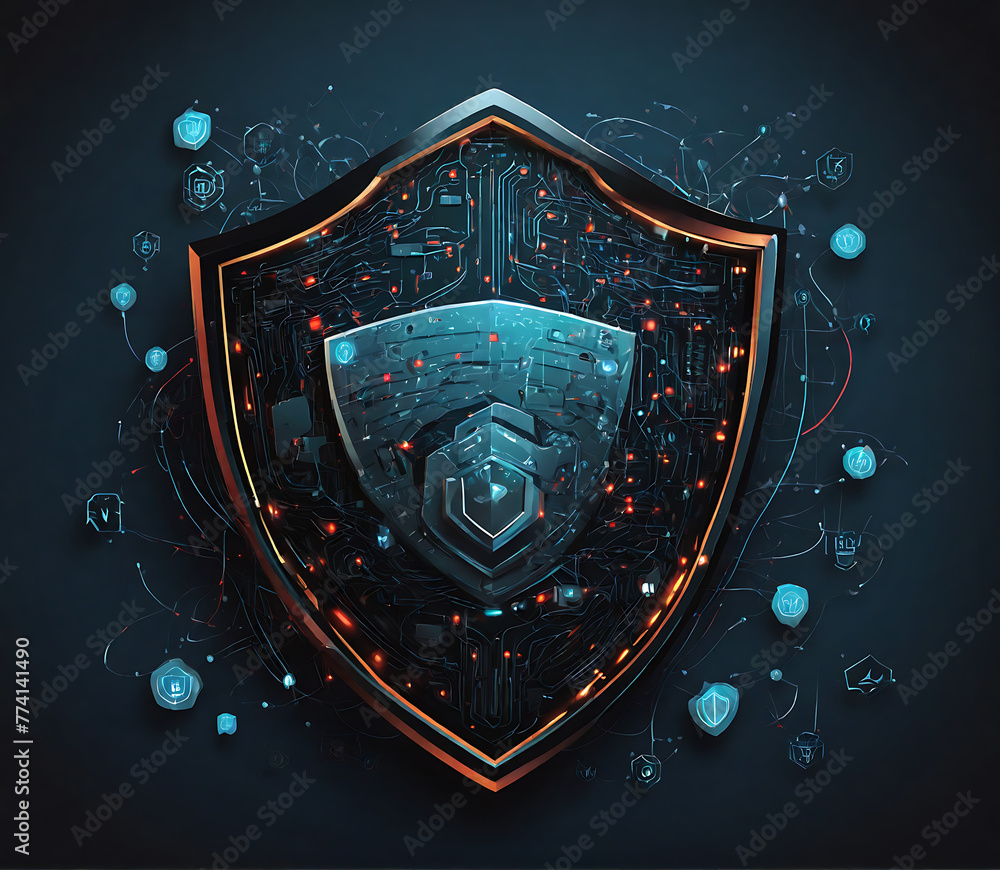 Fototapeta premium Safeguarding the Connected World