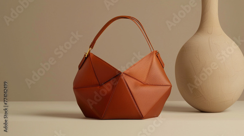 handmade bag with ribbon