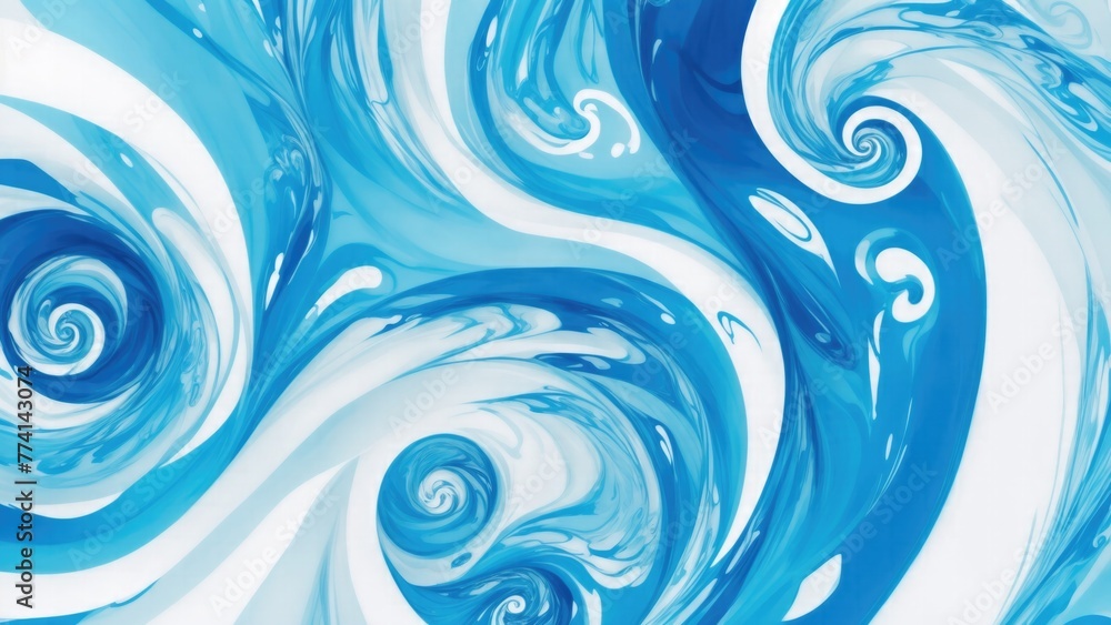 White and blue wallpaper with a colorful swirl White and blue wallpaper with a colorful swirl