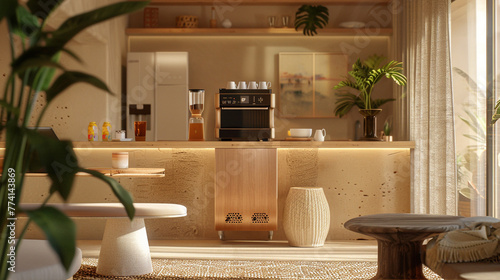 modern kitchen interior