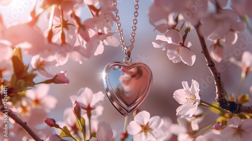 pink heart pendant