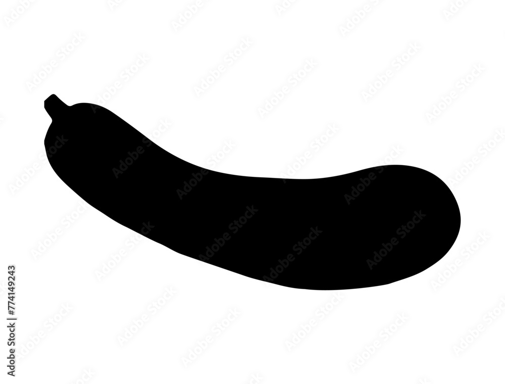 Bottle gourd silhouette vector art white background Bottle gourd silhouette vector art white background