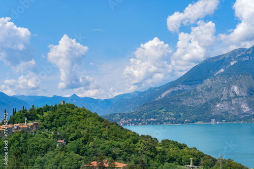 Enjoying Serenity of Green Hills and Mountains at Lake Como  outdoor adventure  travel guide  outdoor adventure  tourism destination  summer vacation