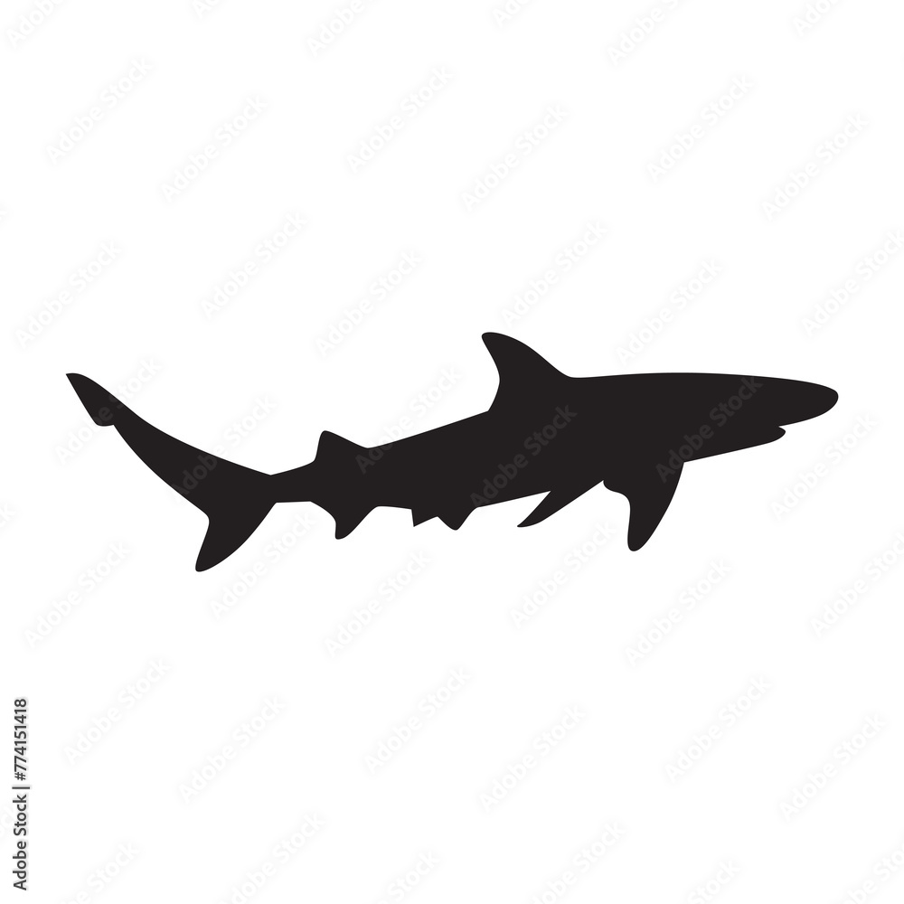 Naklejka premium shark icon shape