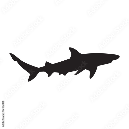 shark icon shape