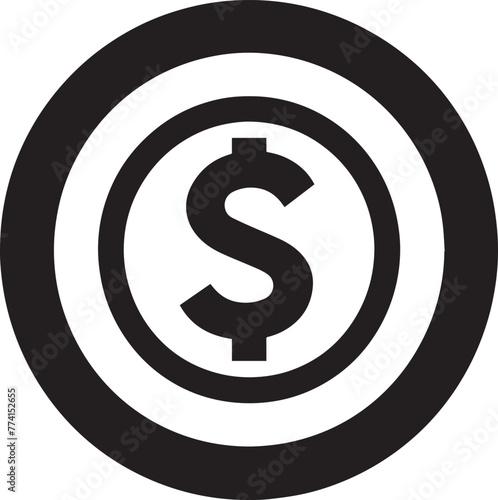 Dollar symbol icon 