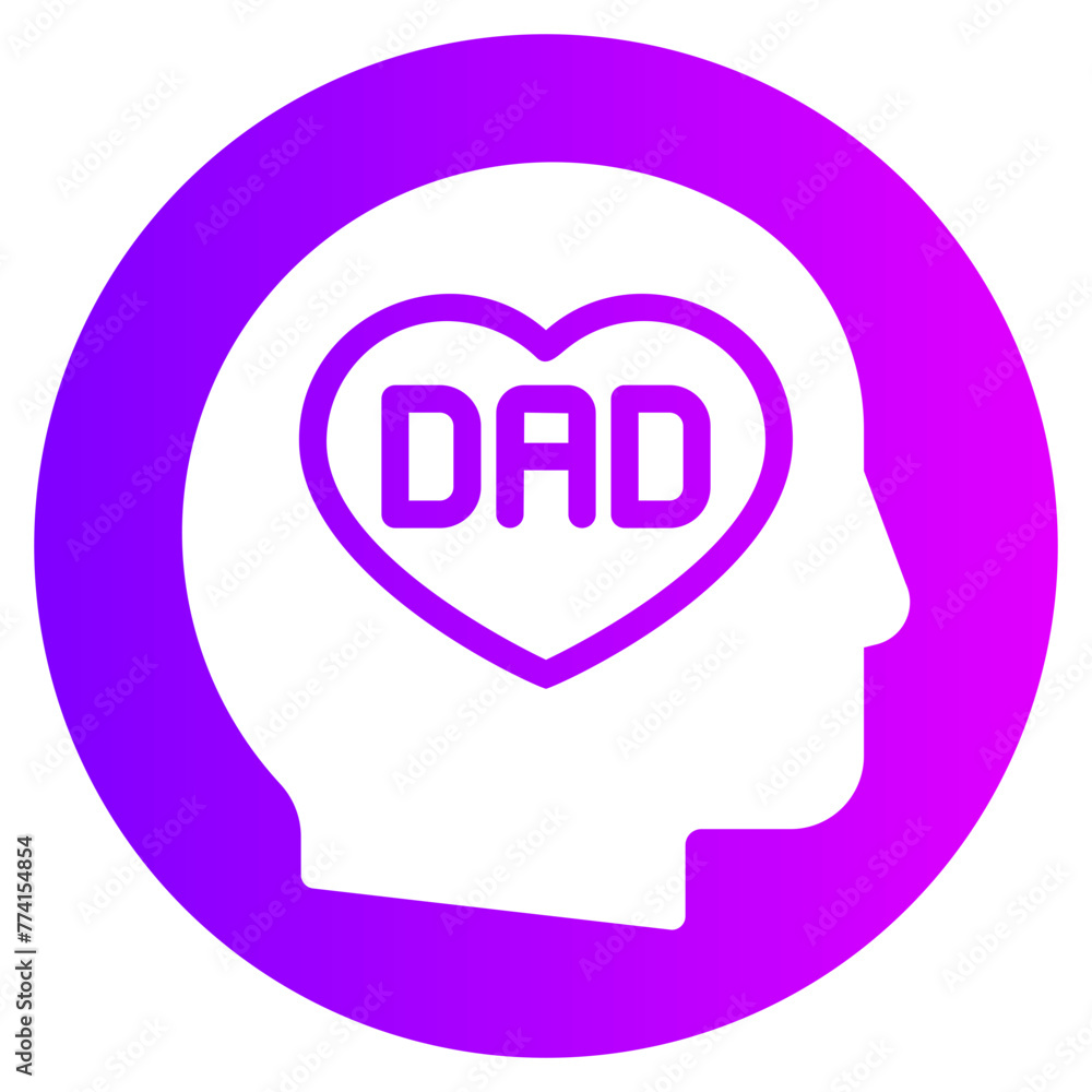 head gradient icon