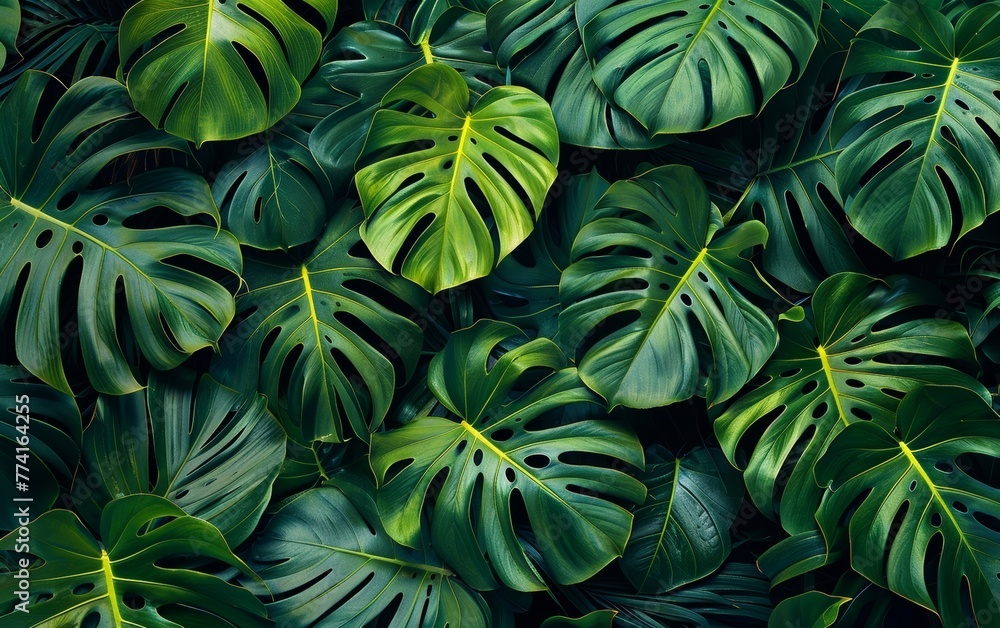 custom made wallpaper toronto digitalThe awesome Monstera wallpaper gives a stunning tropical touch to your design.