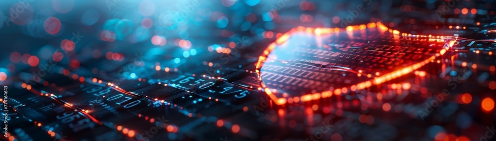 © tonstock - The concept of safeguarding digital information with strong network security measures. Data encryption and secure access protocols. Defending against online threats and ensuring privacy. © tonstock - The concept of safeguarding digital information with strong network security measures. Data encryption and secure access protocols. Defending against online threats and ensuring privacy.