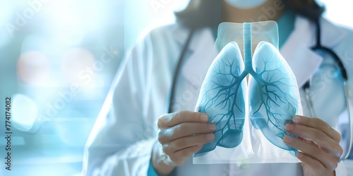 Understanding Lung Diseases: Causes, Symptoms, and Treatments. Concept Respiratory Health, Lung Diseases, Causes, Symptoms, Treatments photo
