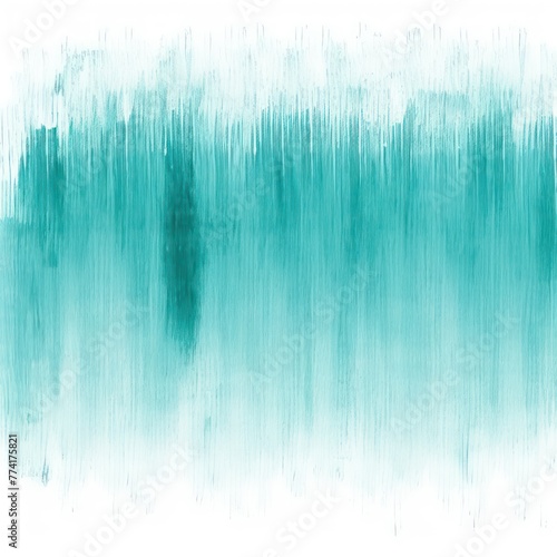 Turquoise thin barely noticeable paint brush lines background pattern isolated on white background gritty halftone