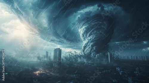 The Maelstrom's Embrace wind tornado dark Earths cities