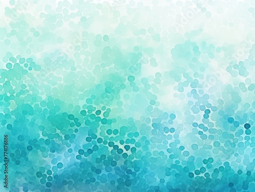 Turquoise watercolor abstract halftone background pattern