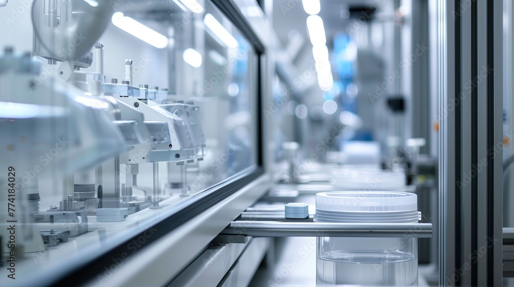 Machinery and tools in the production line. Machinery and tools in the production line.