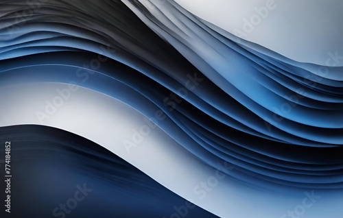 Blue and gray digital wallpaper waves Background