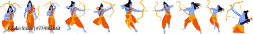 Happy Ram Navami festival of India Social Media Post