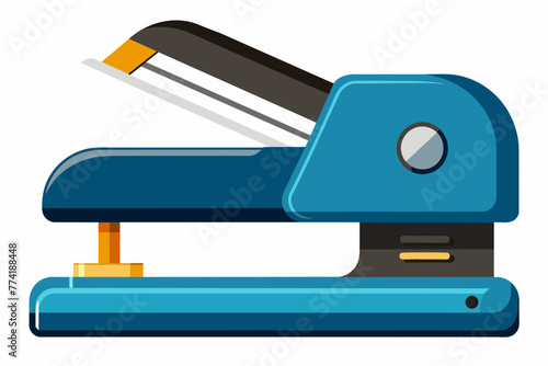 electric-stapler-with-whit-background-vector-illustration 