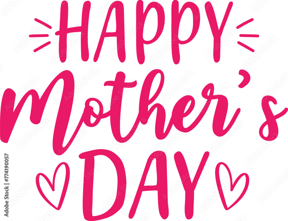 Happy Mother’s Day typography clip art design on plain white transparent isolated background for sign, card, shirt, hoodie, sweatshirt, apparel, tag, mug, icon, poster or badge Happy Mother’s Day typography clip art design on plain white transparent isolated background for sign, card, shirt, hoodie, sweatshirt, apparel, tag, mug, icon, poster or badge
