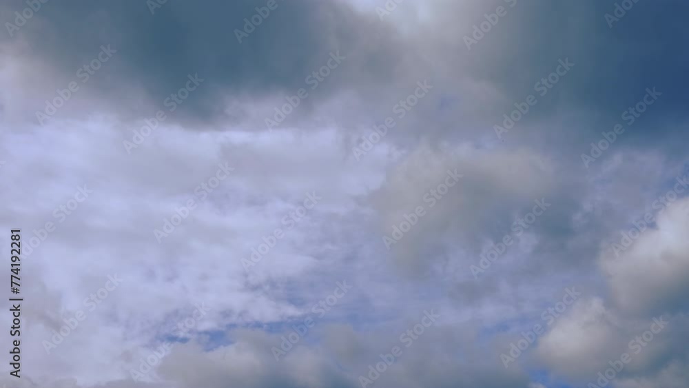 blue sky and white clouds, time lapse blue sky and white clouds, time lapse