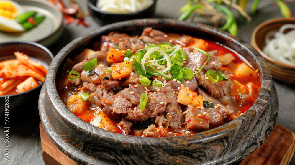 Asian style stew with vegetables