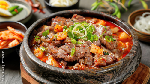 Asian style stew with vegetables