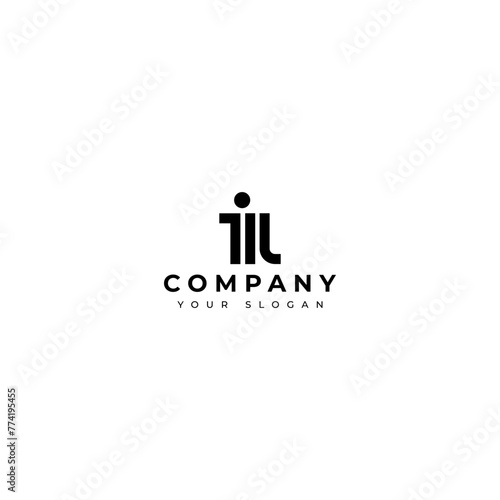Modern Letter il logo vector design template