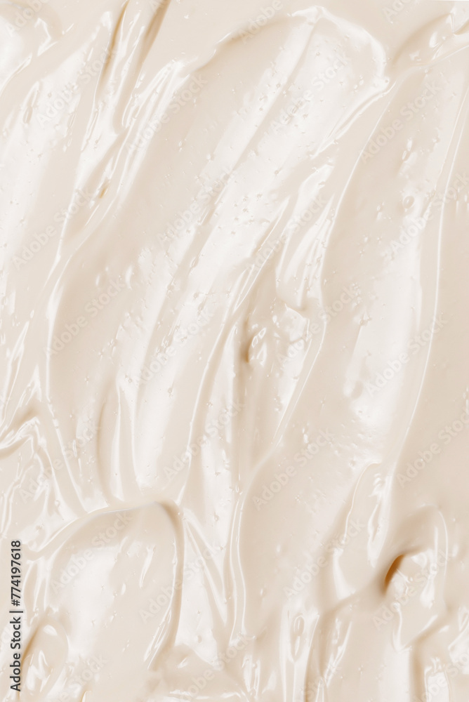 Obraz premium White whipped cream texture.