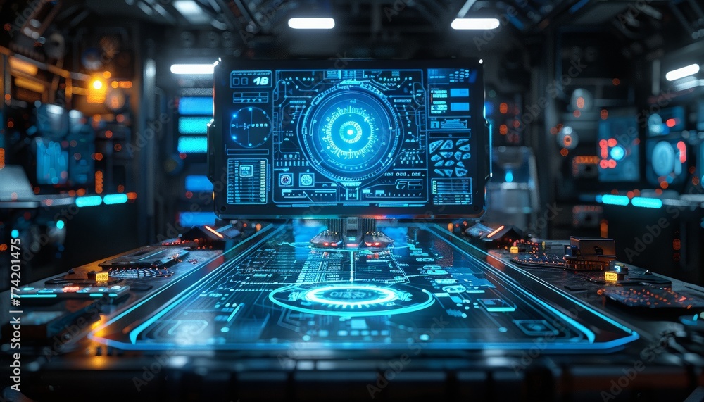 Futuristic hi-tech background. Future technologies Futuristic hi-tech background. Future technologies