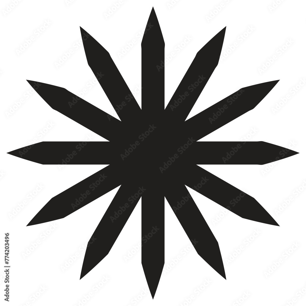 asterisk button on keyboard, the sign of language, snowflake icon in winter season, flower for decoration asterisk button on keyboard, the sign of language, snowflake icon in winter season, flower for decoration