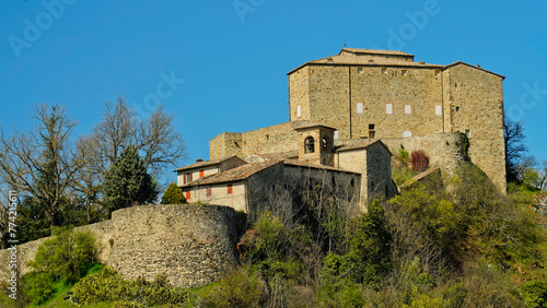 Castello medievale di Rossena, circuito dei castelli di Matilde di Canossa, Reggio Emilia. Emilia romagna, Italy photo