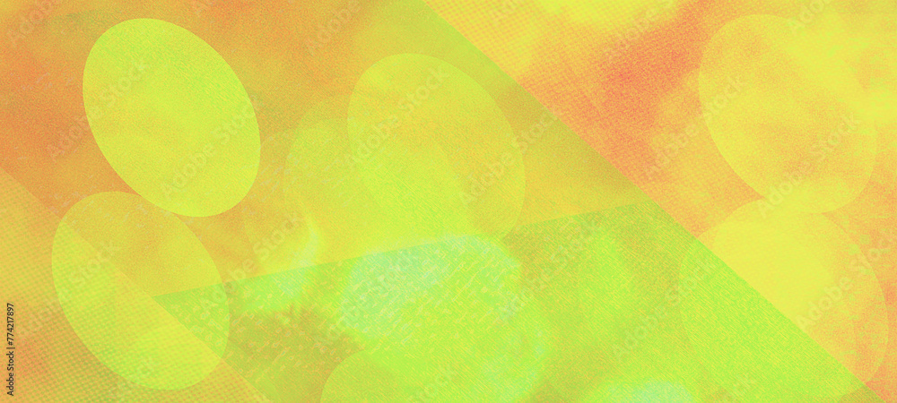 Yellow widescreen bokeh background for Banner, Poster, ad, celebration, and various design works