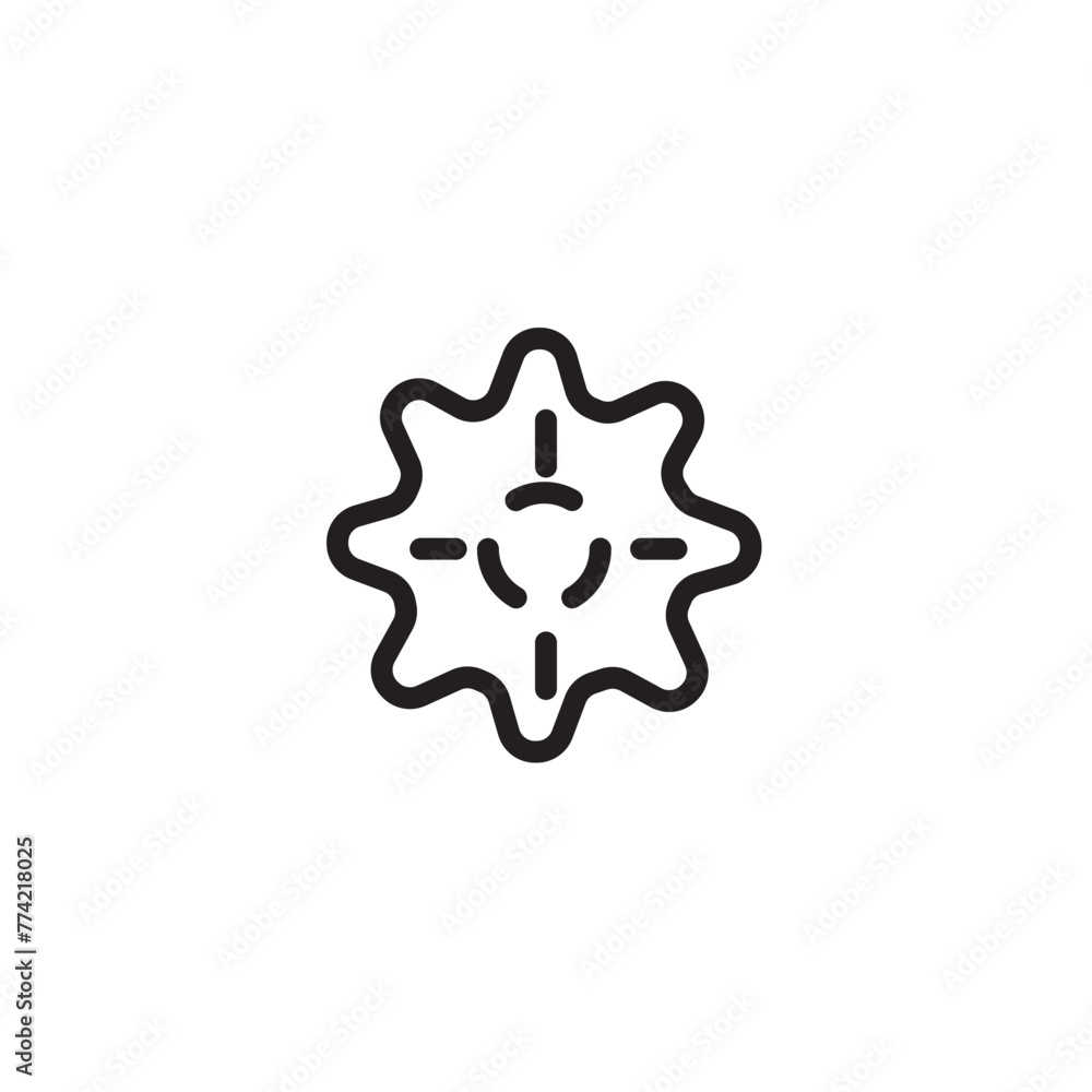 Cog Gear Management Line Icon Cog Gear Management Line Icon