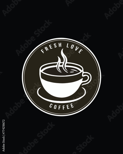 Coffee t shirts design, Hand drawn lettering phrase,  Vactor T-shirt Design