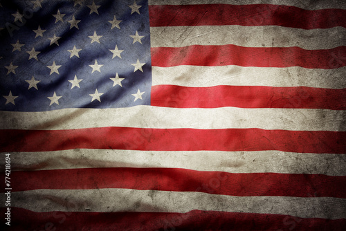 Grunge American flag © Stillfx