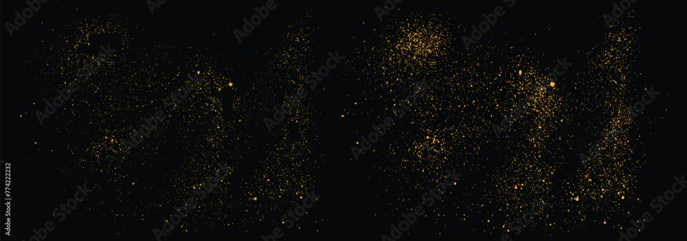 Confetti shiny gold glitter background design element Confetti shiny gold glitter background design element