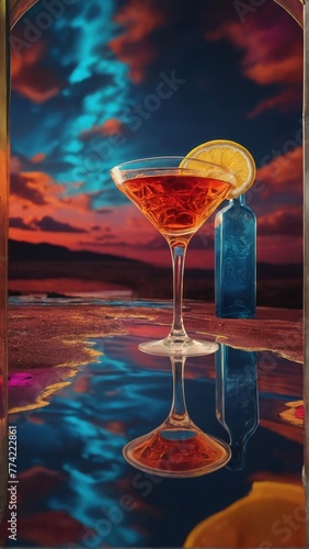 World famous Godfather Cocktail.
