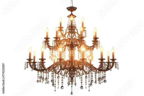 chandelier elegance lighting on a transparent background