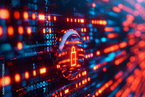 Advanced cybersecurity technology defends against cybercrime, with encryption, firewalls, and threat detection systems safeguarding digital assets and sensitive information from malicious attacks.
