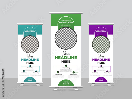 Modern Business RollUp Banner design 