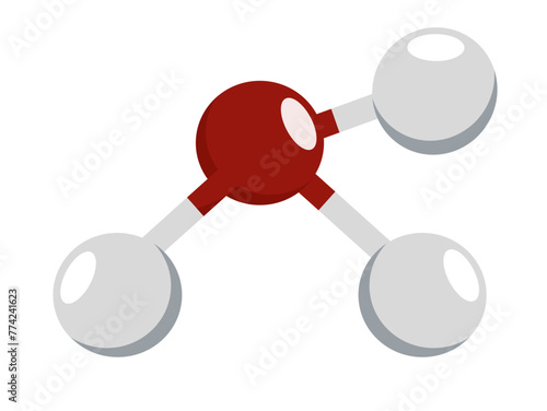 molecule 3d render