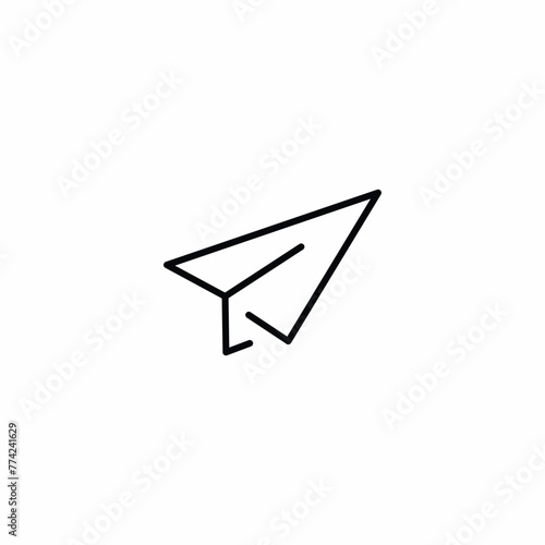 Paper Plane Message Flight icon