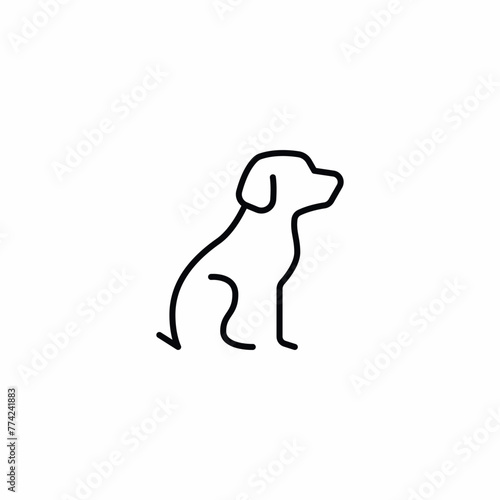 Dog Domestic Pet Animal icon