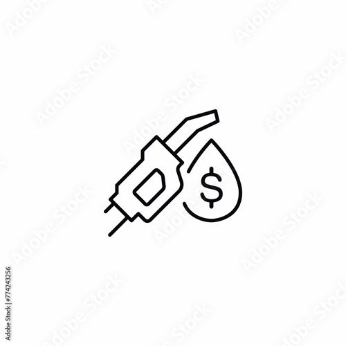 Fuel Petrol Gas Cost Price icon