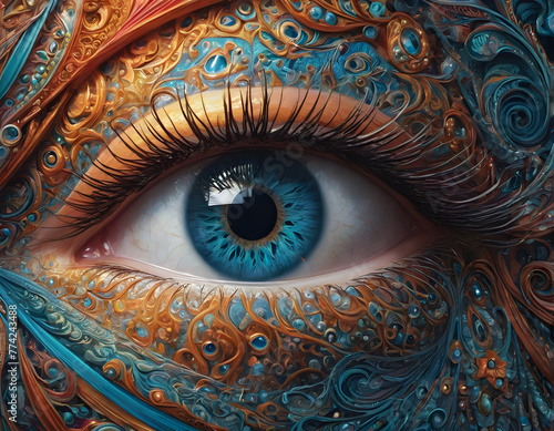 Mystical Gaze: An Eye with Enchanting Vision