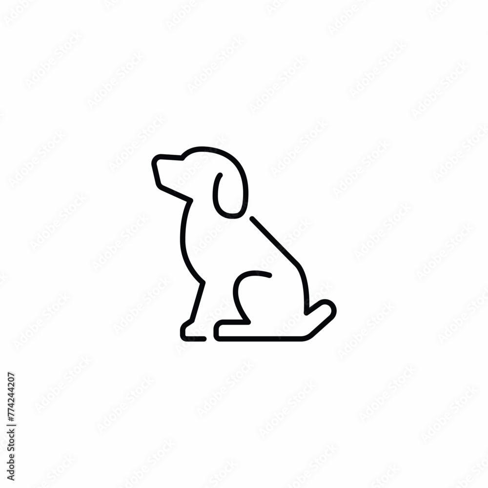 Dog Domestic Pet Animal icon Dog Domestic Pet Animal icon