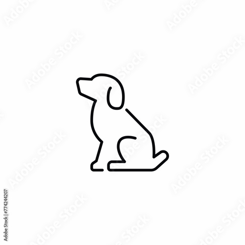 Dog Domestic Pet Animal icon