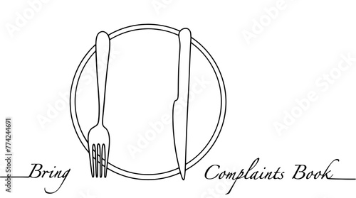 Etiquette. Complaint book