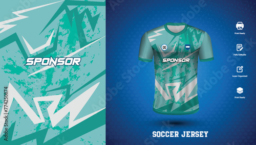 soccer jersey design for sublimation or sports tshirt design for cricket football